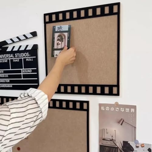 Filmstrip Pinnwand aus Filz für Wände, 9 mm dick, Foto-Display, Wandpaneel mit selbstklebendem Klebeband, dekorative Sichttafel für Heimbüro, Kamel, 40 x 40 cm Filmstrip Pinnwand aus Filz für Wände, 9 mm dick, Foto-Display, Wandpaneel mit selbstklebendem Klebeband, dekorative Sichttafel für Heimbüro, Kamel, 40 x 40 cm von SHIJHUI