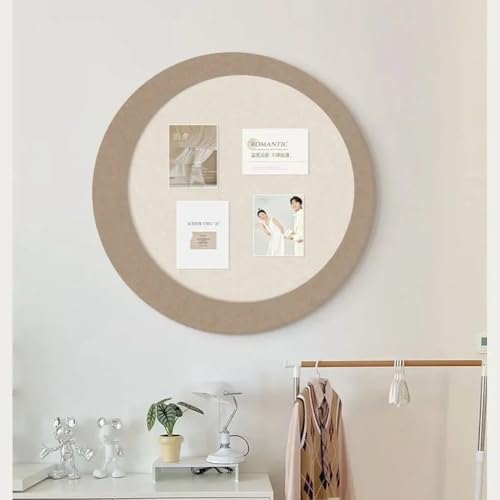 Filz-Pinnwand, rund, 40/60 cm, für DIY-Fotos, Memo-Display, Wandpaneel, faltbar, selbstklebende Filz-Pinnwand für Zuhause, Büro, Kamel, 60 cm Filz-Pinnwand, rund, 40/60 cm, für DIY-Fotos, Memo-Display, Wandpaneel, faltbar, selbstklebende Filz-Pinnwand für Zuhause, Büro, Kamel, 60 cm von SHIJHUI