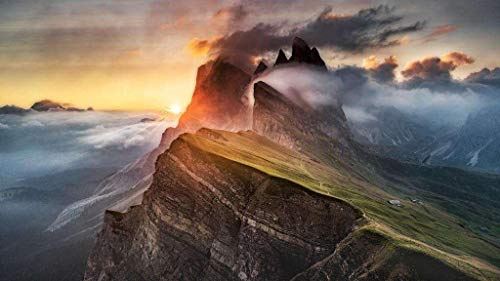 Dolomiten nordöstlich von Italien malen nach Zahlen DIY einzigartig Dolomiten nordöstlich von Italien malen nach Zahlen DIY einzigartig von SHILIHOME