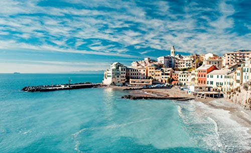 SHILIHOME Cinque Terre Italien Malen nach Zahlen DIY einzigartig von SHILIHOME