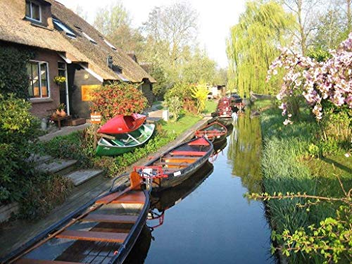 SHILIHOME Giethoorn Die Niederlande Malen Nach Zahlen DIY Einzigartig SHILIHOME Giethoorn Die Niederlande Malen Nach Zahlen DIY Einzigartig von SHILIHOME