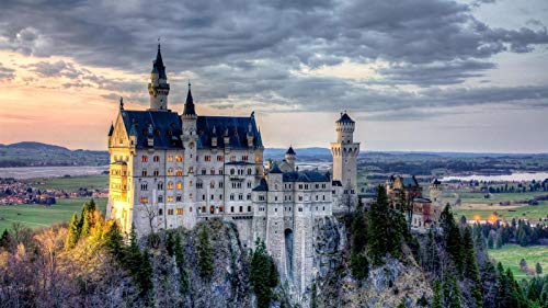 SHILIHOME Neuschwanstein Schloss HD Malen nach Zahlen DIY einzigartig SHILIHOME Neuschwanstein Schloss HD Malen nach Zahlen DIY einzigartig von SHILIHOME