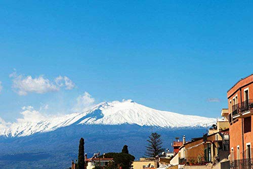 SHILIHOME Taormina Ätna Malen nach Zahlen DIY einzigartig von SHILIHOME