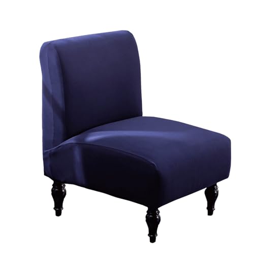 SHILINTONG Armlos Stuhl Abdeckung Stretch Sofabezug - Spandex Sofabezug für Wohnzimmer, Schlafzimmer, Esszimmer - waschbar, rutschfest, elastisch (ohne Armlehnen, Abnehmbarer Möbelbezug) von SHILINTONG