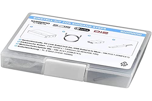 Shimano Unisex-Adult E-Tube Kit SM-PCE02 + SM-JC41 Radsportzubehör, Mehrfarbig, One Size von SHIMANO