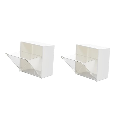 SHINEOFI 2stücke Wandmontierte Aufbewahrungsbox Kunststoff Praktischer Organizer Für Kleinteile Für Büro Und Haushalt Selbstklebender Platzsparender Design Transparent Und Robust SHINEOFI 2stücke Wandmontierte Aufbewahrungsbox Kunststoff Praktischer Organizer Für Kleinteile Für Büro Und Haushalt Selbstklebender Platzsparender Design Transparent Und Robust von SHINEOFI