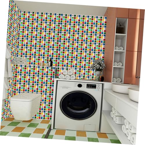 SHINEOFI 1 Satz Mosaik Fliesenaufkleber Selbstklebende Wanddeko Mosaik Fliesenfolie Für Bad Stilvolle Diy Wandgestaltung 20 Blatt SHINEOFI 1 Satz Mosaik Fliesenaufkleber Selbstklebende Wanddeko Mosaik Fliesenfolie Für Bad Stilvolle Diy Wandgestaltung 20 Blatt von SHINEOFI