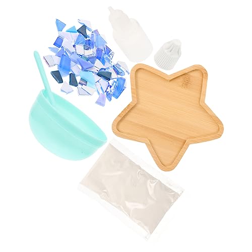 SHINEOFI 1 Set Mosaik Untersetzer Set Künstliche Fliesen Tasse Künstliche Kaffeekannen Tee Dekoration Essmatten Untersetzer Bastelbedarf Kinderspielzeug DIY Untersetzer von SHINEOFI