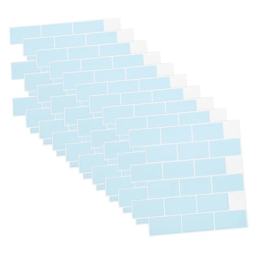 SHINEOFI 10 Blatt Selbstklebende Fliesenaufkleber für Küche und Bad Wasserdichtes Wanddesign Abziehbare Wandverkleidung für Küchen und Waschräume von SHINEOFI