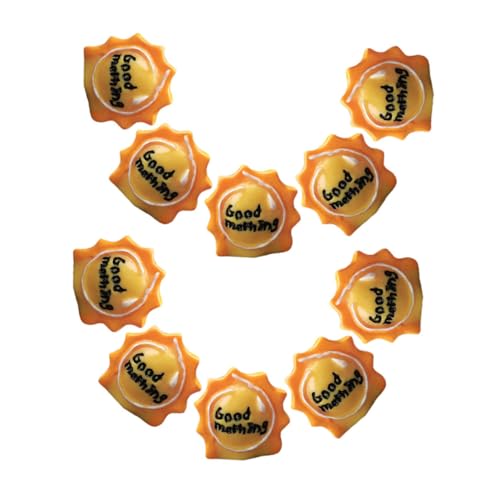 SHINEOFI 10 Stück Kleine Resin Sonne für Puppenhaus Strand Dekoration Kuchen Topper und DIY Zubehör SHINEOFI 10 Stück Kleine Resin Sonne für Puppenhaus Strand Dekoration Kuchen Topper und DIY Zubehör von SHINEOFI