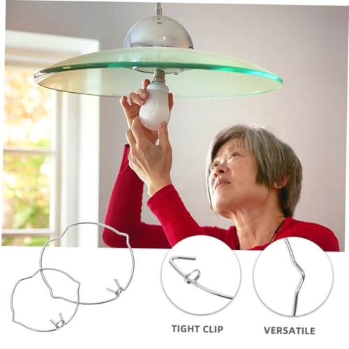 SHINEOFI 10 Stück Teiliges Federklammern für Einbaustrahler und Spots Langlebige Federclips für Lampenhalterungen Einfache Montage Starker Halt für Downlight lichtclips Kompatibel von SHINEOFI