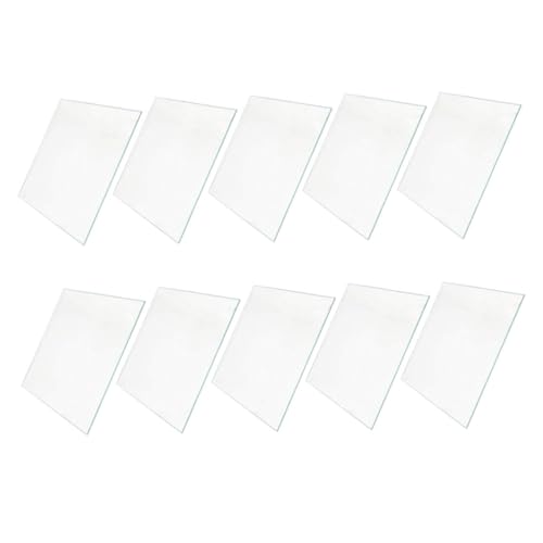 SHINEOFI 10 Stück Teiliges Transparente Acrylglasplatten Bruchsichere Beschreibbare DIY Bilderrahmenplatten für Bastelprojekte Kreative Dekoration und Projektausstellung von SHINEOFI