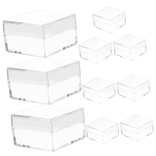 SHINEOFI 10 Stück Teiliges Transparentes Aufbewahrungsbox Quadratisch Robust Kratzfest Vielseitig Einsetzbar für Mineralproben und Sammlerstücke zur Sicheren Aufbewahrung und Präsentation SHINEOFI 10 Stück Teiliges Transparentes Aufbewahrungsbox Quadratisch Robust Kratzfest Vielseitig Einsetzbar für Mineralproben und Sammlerstücke zur Sicheren Aufbewahrung und Präsentation von SHINEOFI