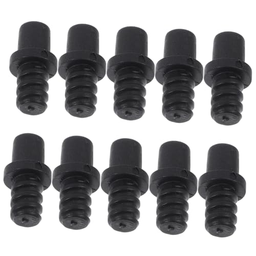 SHINEOFI 10 Stück Toilettenbürsten Adapter Gewinde Ersatzteil Teiliges Langlebiger Wc Bürstenkopf Verbinder Einfache Montage Kompatibel mit Standard Bürstengriffen von SHINEOFI