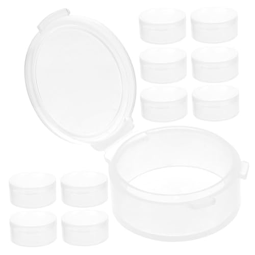SHINEOFI 10 Stück Transparente Runde Aufbewahrungsbox aus PP mit Deckel Teiliges Kratzfest Vielseitig für Ohrstöpsel Schmuck Kosmetik als Geschenkbox für Partydeko SHINEOFI 10 Stück Transparente Runde Aufbewahrungsbox aus PP mit Deckel Teiliges Kratzfest Vielseitig für Ohrstöpsel Schmuck Kosmetik als Geschenkbox für Partydeko von SHINEOFI