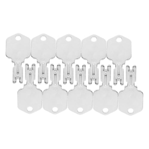 SHINEOFI 10 Teiliges Gabelstapler Ersatzschlüssel Set Kompakt und Langlebig Kompatibel mit Modellen Inklusive Schlüsselringe und Stahlseil Schnelle Entriegelung für Baumaschinen und SHINEOFI 10 Teiliges Gabelstapler Ersatzschlüssel Set Kompakt und Langlebig Kompatibel mit Modellen Inklusive Schlüsselringe und Stahlseil Schnelle Entriegelung für Baumaschinen und von SHINEOFI