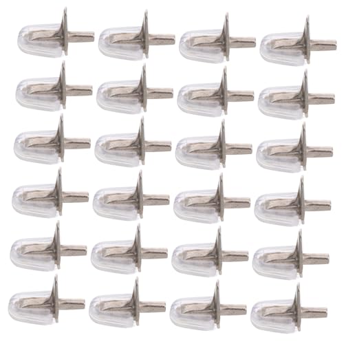 SHINEOFI 100 Stück Klare Kunststoff Regalfachhalter Möbel Ersatz Stifte für Küche Schrank Bücherregal Stabiler Einbau Regalverbinder Pins SHINEOFI 100 Stück Klare Kunststoff Regalfachhalter Möbel Ersatz Stifte für Küche Schrank Bücherregal Stabiler Einbau Regalverbinder Pins von SHINEOFI