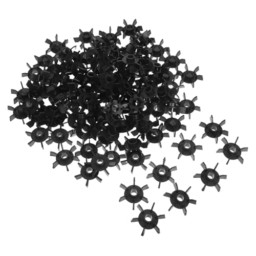 SHINEOFI 100 Stück Kondensatorlüfterflügel Ersatzteile Innenkondensatorlüfterteil Motorkondensatorlüfterflügelteil Motorkondensatorlüfterersatz Kunststofflüfterflügelteil von SHINEOFI