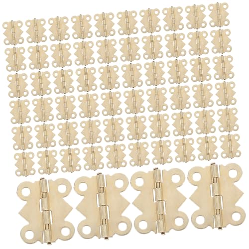 SHINEOFI 100 Stück Teiliges Retro Scharniere für Holzkisten Klappbar Vintage Hasp Latch mit Schrauben für Schmuckkästen Möbel DIY Handwerk SHINEOFI 100 Stück Teiliges Retro Scharniere für Holzkisten Klappbar Vintage Hasp Latch mit Schrauben für Schmuckkästen Möbel DIY Handwerk von SHINEOFI
