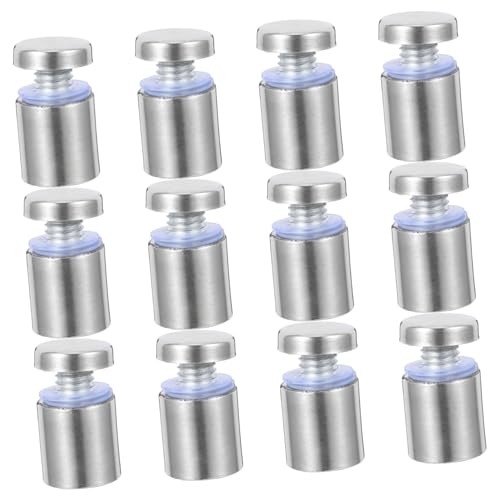 SHINEOFI 12 Stück Teiliges Edelstahl Abstandsschrauben Dekorative Befestigung für Glas und Acrylschilder Langlebige Montageschrauben für Wandmontage Elegantes Design zur Abdeckung von SHINEOFI 12 Stück Teiliges Edelstahl Abstandsschrauben Dekorative Befestigung für Glas und Acrylschilder Langlebige Montageschrauben für Wandmontage Elegantes Design zur Abdeckung von von SHINEOFI