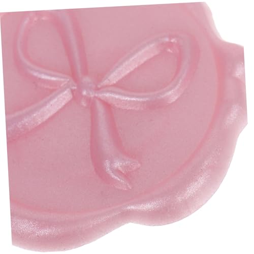 SHINEOFI 12 Stück Teiliges Wachssiegel mit Schleifenprägung Selbstklebende Perlmuttfarbene Wachssticker für Umschläge Hochzeitseinladungen Grußkarten und Geschenkverpackungen Vielseitig von SHINEOFI