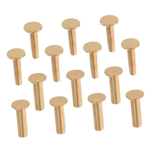 SHINEOFI 14 Paare Messerriegel Kupfer für DIY Messergriff Reparatur Holzgriff Befestigung Stabile Messergriff Schrauben Einfach zu Montierende Küchenmesser Fastener Vielseitig für Zuhause von SHINEOFI