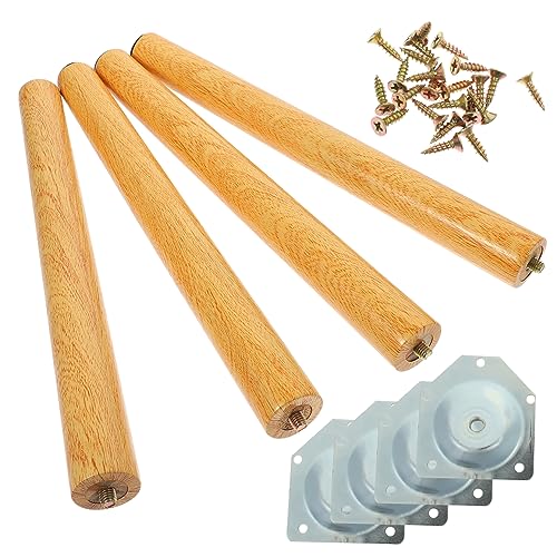 SHINEOFI 1Satz Holzmöbel Beine Hohe Tischbeine Für Stühle Sofas Und Schränke Ersatzbeine Massivem Holz Zufällige Farbwahl Für DIY Projekte Und Möbelrenovierungen von SHINEOFI