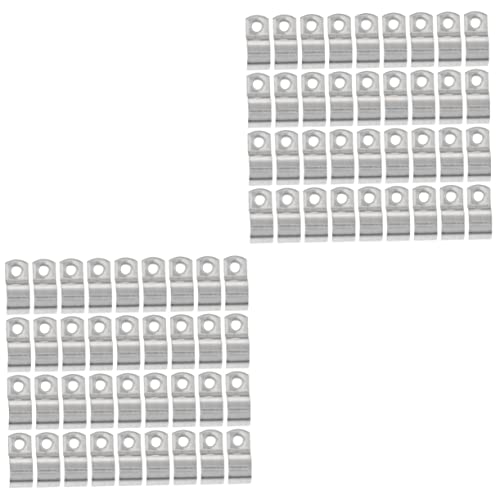 SHINEOFI 2 Sätze Kabelorganizer Kabel Fixierhalter Für Kabelmanagement Selbstklebend Geeignet Für Netzkabel Usb Kabel Installieren Langlebig Und Praktisch 100 Stück * 2 von SHINEOFI