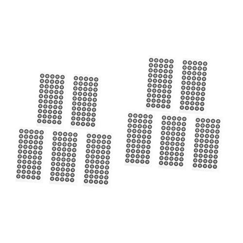 SHINEOFI 2 Sätze Markierungssticker Für Scanner Hochreflektierende Referenzpunkte Zur Einfachen Verwendung Vermessung Für Reverse Engineering Und Inspektionen 5 Blätter * 2 von SHINEOFI