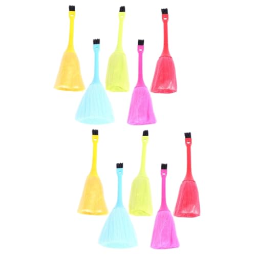 SHINEOFI 2 Sätze Multifunktionale Tastaturreinigungsbürsten Teiliges Set Gelb Grün Blau Rot Leicht Doppelseitiges Design Für Tastaturen Klimaanlagen Und Jalousien 5 Stück * 2 von SHINEOFI