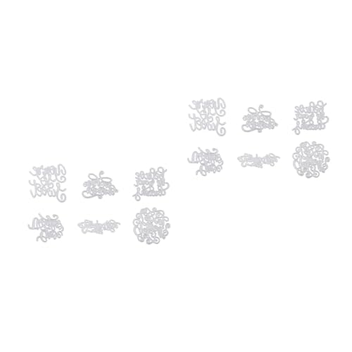 SHINEOFI 2 Sätze Segensmesser Sterben Schablone Lineal Zum Zerreißen Von Papier Teller Ausstechplatte Cutter Messser Scrapbooking Stanzformen Selber Machen Stanzformen 6 Stücke * 2 von SHINEOFI