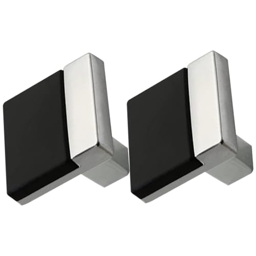 SHINEOFI 2 Stck Zinklegierung Schrankgriff Einloch Möbelknopf für Küchenschrank Kommode Schublade Robust Langlebig Vielseitig Einsetzbar für Schrank Tür Schublade Wohnzimmer Schlafzimmer von SHINEOFI