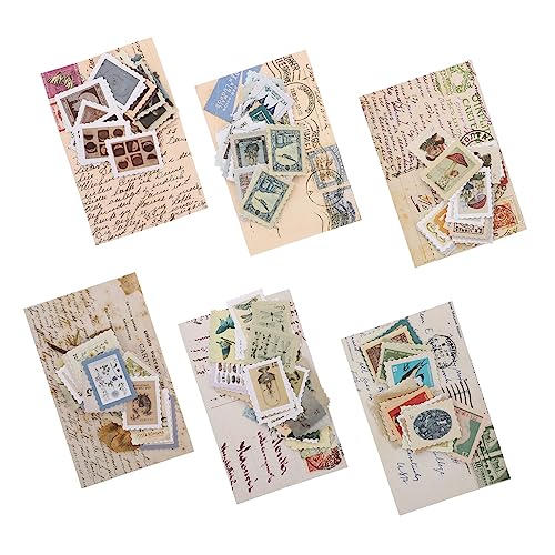 SHINEOFI 2 Stück 6 Stempelaufkleber Selber Machen Vintage Scrapbook-Aufkleber Briefmarken Randaufkleber Für Scrapbooking Porto Retro Reiseaufkleber Vinylaufkleber Blumenstempel Post Papier SHINEOFI 2 Stück 6 Stempelaufkleber Selber Machen Vintage Scrapbook-Aufkleber Briefmarken Randaufkleber Für Scrapbooking Porto Retro Reiseaufkleber Vinylaufkleber Blumenstempel Post Papier von SHINEOFI