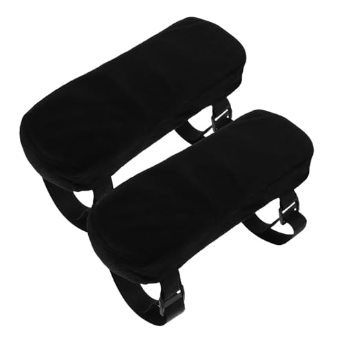 SHINEOFI 2 Stück Armlehnenpolster Bürostuhl und Atmungsaktiv Langlebig Einfache Reinigung Ergonomische Armstützen für Langes Sitzen Komfortable Armlehnenbezüge von SHINEOFI