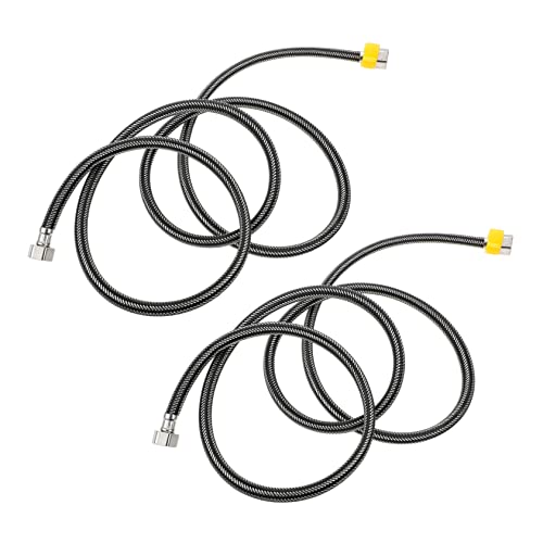 SHINEOFI 2 Stück Braided Wasseranschluss Schlauch für Toilette Waschbecken Wasserkocher Kalt und Warmwasseranwendungen Hochdruckbeständig Installieren SHINEOFI 2 Stück Braided Wasseranschluss Schlauch für Toilette Waschbecken Wasserkocher Kalt und Warmwasseranwendungen Hochdruckbeständig Installieren von SHINEOFI