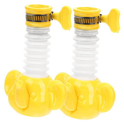 SHINEOFI 2 Stück Cartoon Wasserhahnverlängerungen Spritz Sprühköpfe für Einsetzbar Drehbar Wasser und Energiesparend für Haushalte und Badezimmer Zufällige Farbe Zufällige Farbe von SHINEOFI