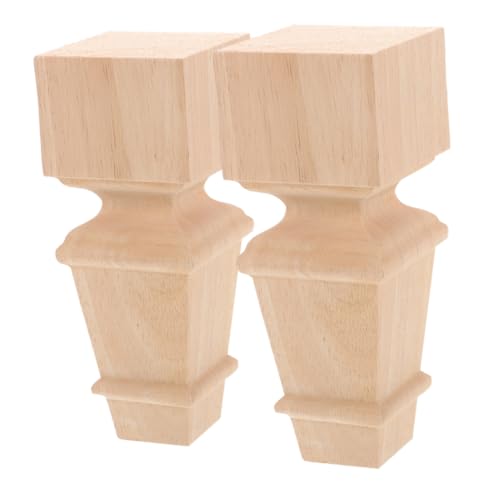 SHINEOFI 2stücke Holz Möbel Bein Für Stuhl Couchtisch Schrank Kommode Ersatzfüße Möbelfüße Aus Holz Dekorative Möbelbeine Für Holzmöbel von SHINEOFI