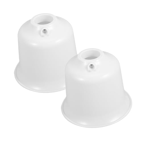 SHINEOFI 2 Stück Deckenventilator Staubschutzkappe Universeller Schutzdeckel für Deckenventilatorzubehör Staubdicht Einfach zu Montieren für Modernes Zuhause und Innenräume Geeignet von SHINEOFI