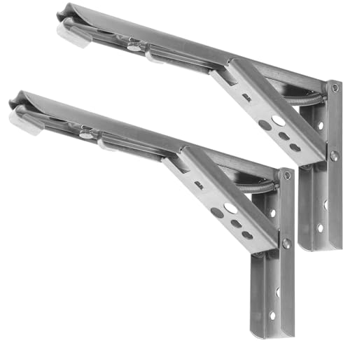SHINEOFI 2 Stück Form Stahl Regalwinkel aus Kohlenstoffstahl Stabile Klappbare Wandhalterung für Holzregale Rostfrei Schwere Traglast Vielseitig für Küche Garage Eckregal Geeignet SHINEOFI 2 Stück Form Stahl Regalwinkel aus Kohlenstoffstahl Stabile Klappbare Wandhalterung für Holzregale Rostfrei Schwere Traglast Vielseitig für Küche Garage Eckregal Geeignet von SHINEOFI