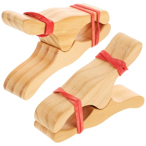 SHINEOFI 2 Stück Holzklammern für Spielzelte Vielseitige Festungsbau Clips für Spielhäuser Kindergarten und Puppenhaus Zubehör von SHINEOFI