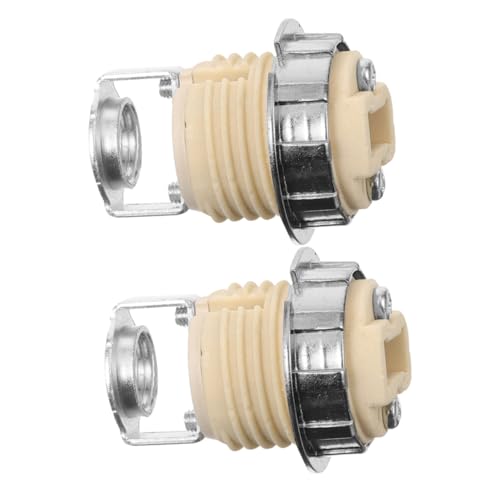 SHINEOFI 2 Stück Keramik Lampenfassung mit Gewinde Stabiler Metallring Sicherer Sockel für Hängelampen Einfache Installation Kompatibel mit Leuchtmitteln Langlebig und Vielseitig SHINEOFI 2 Stück Keramik Lampenfassung mit Gewinde Stabiler Metallring Sicherer Sockel für Hängelampen Einfache Installation Kompatibel mit Leuchtmitteln Langlebig und Vielseitig von SHINEOFI