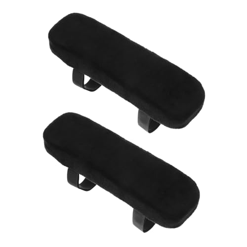 SHINEOFI 2 Stück Memory Foam Armlehnenpolster Ergonomisch Weich Bürostuhl Armlehnenbezug Atmungsaktiv Komfortabel für Office Gaming Schwarz SHINEOFI 2 Stück Memory Foam Armlehnenpolster Ergonomisch Weich Bürostuhl Armlehnenbezug Atmungsaktiv Komfortabel für Office Gaming Schwarz von SHINEOFI
