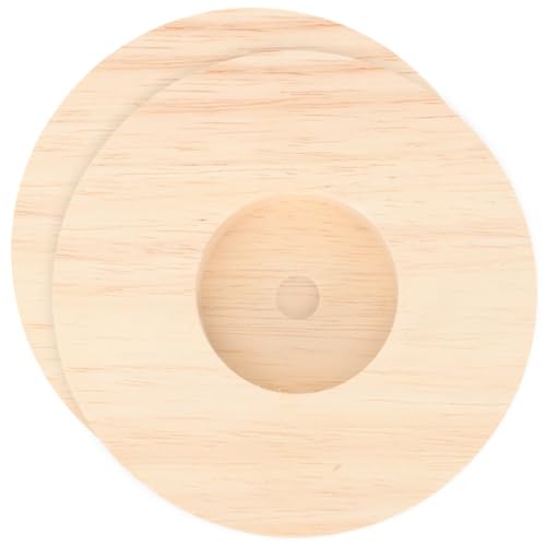 SHINEOFI 2 Stück Runder Holzlampensockel aus Robustem Naturholz Vielseitig Einsetzbar als Tischlampenfuß oder Dekoständer für Wohnzimmer Schlafzimmer Büro und LED Lichter SHINEOFI 2 Stück Runder Holzlampensockel aus Robustem Naturholz Vielseitig Einsetzbar als Tischlampenfuß oder Dekoständer für Wohnzimmer Schlafzimmer Büro und LED Lichter von SHINEOFI