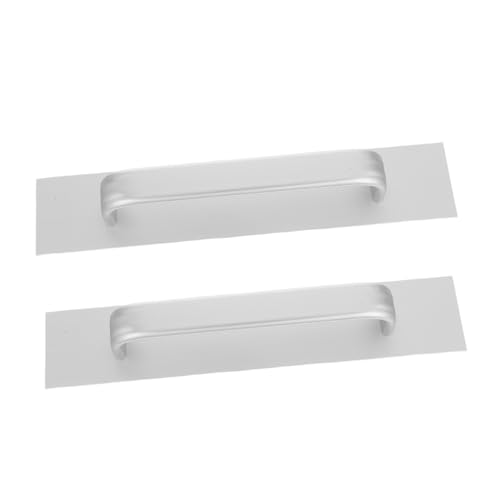 SHINEOFI 2 Stück Selbstklebende Aluminium Türgriffe Bohrfreie Schrank Duschgrifflösung Starke Haftung Einfache Montage Für Küchen Badezimmerschränke Möbelgriffe ohne Werkzeug SHINEOFI 2 Stück Selbstklebende Aluminium Türgriffe Bohrfreie Schrank Duschgrifflösung Starke Haftung Einfache Montage Für Küchen Badezimmerschränke Möbelgriffe ohne Werkzeug von SHINEOFI