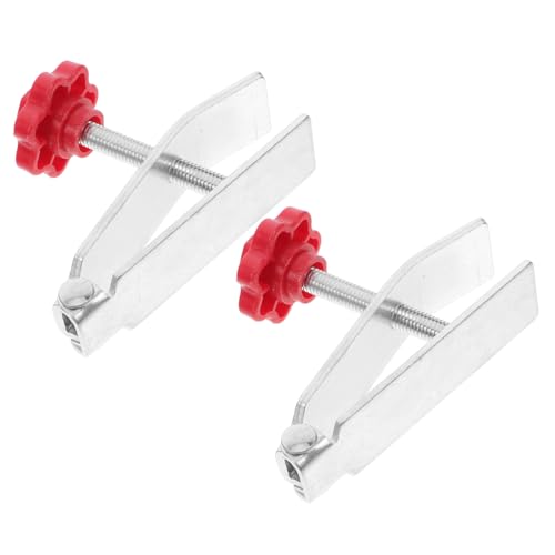 SHINEOFI 2 Stück Teiliges Fliesenhöhenverstellungsset mit Fliesen nivelliersystem Verstellbare Wandfliesenheber für Präzise Anbringung Inklusive Fliesenspacer und Clips Vielseitig für von SHINEOFI