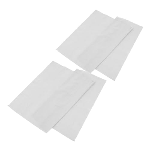 SHINEOFI 2stücke Leinen-nähstoff Für Töpferwerkzeug Tischdecke Aus Speziellem Leinenstoff Für Keramikdruck DIY-tonwerkzeuge Nähmaterial Für Künstler Töpferton-Struktur Weiß von SHINEOFI