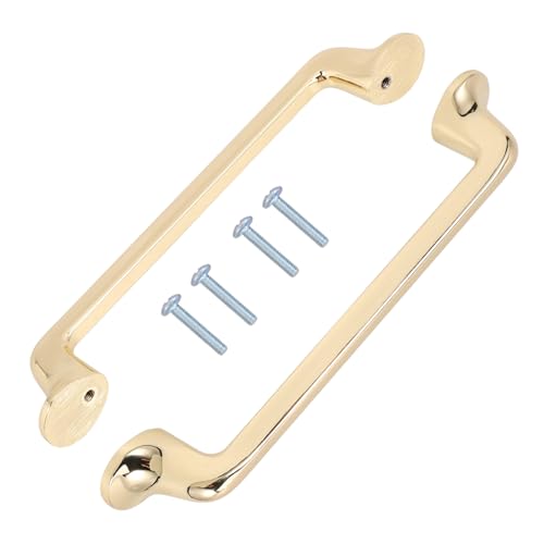 SHINEOFI 2 Stück Teiliges Schrankgriffe aus Robustem Zinklegierung Metall Gebürstetes Satin Nickel Finish Lochmitte Komfortabler Griff für Küchenschränke Möbel und Türen Einfach zu von SHINEOFI