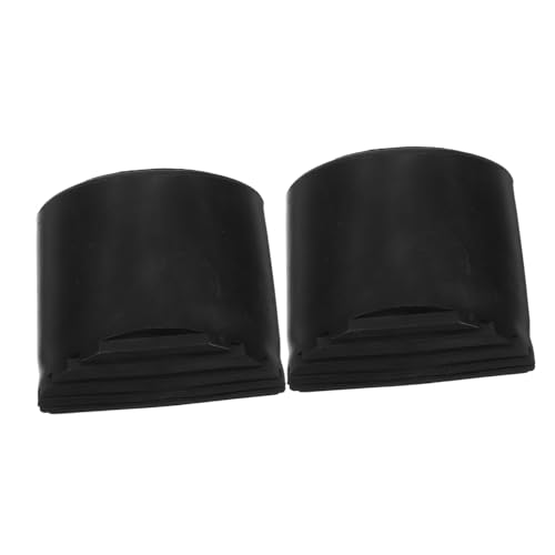 SHINEOFI 2 Stück Teleskop -Leiter -Fußpolster Ersatzleiterfüße Schutz für Stiefleitern Anti -Skid -Leiterfüße Schutzleiterfüße Stoßfänger für Leitern Leiterbeinkappen Gummi Schwarz von SHINEOFI