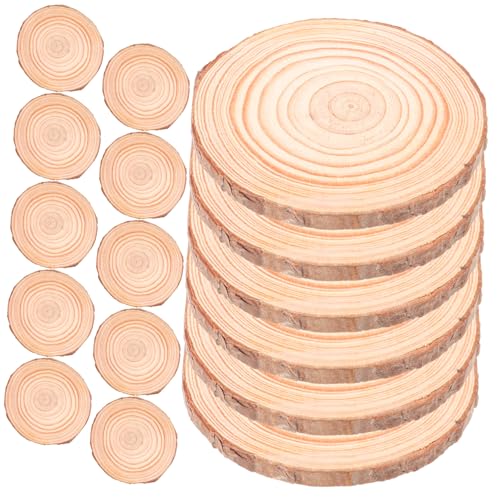 SHINEOFI 20 Stück Block Dekorative Stücke Baumstumpfdekor Mit Rinde Kleine Holzringe Holzrunden Unvollendeter Holzbasis Holzhandwerksringe Holzplatten Für Mittelstücke Hölzern SHINEOFI 20 Stück Block Dekorative Stücke Baumstumpfdekor Mit Rinde Kleine Holzringe Holzrunden Unvollendeter Holzbasis Holzhandwerksringe Holzplatten Für Mittelstücke Hölzern von SHINEOFI