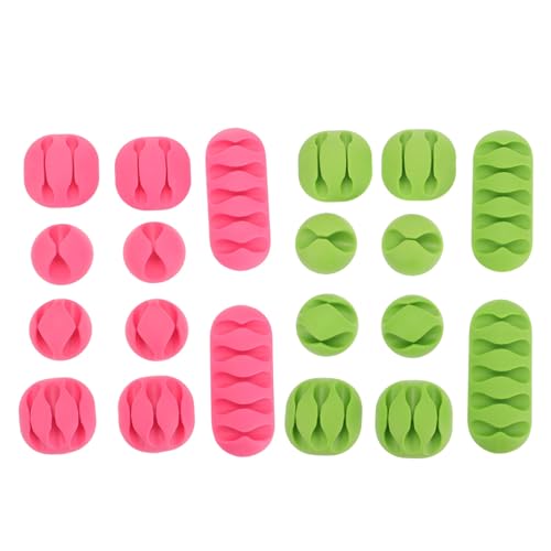 SHINEOFI 20 Stück Kabel Organizer Set Teilig Selbstklebende Kabelclips für Effektives Kabelmanagement Kompatibel mit USB Kabeln Audio Kabeln und Mehr für Büro und Schreibtisch Grün SHINEOFI 20 Stück Kabel Organizer Set Teilig Selbstklebende Kabelclips für Effektives Kabelmanagement Kompatibel mit USB Kabeln Audio Kabeln und Mehr für Büro und Schreibtisch Grün von SHINEOFI